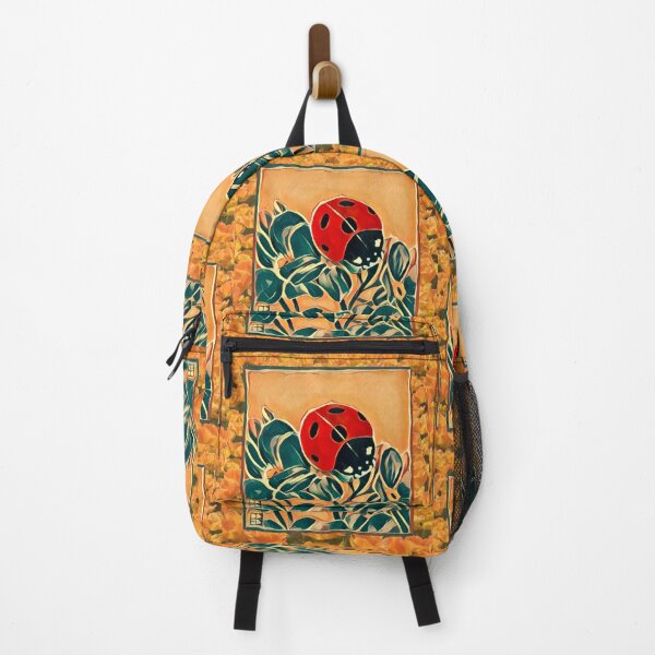 Item preview, Ladybug with Yellow Flowers designed and sold by oh-bi-me.