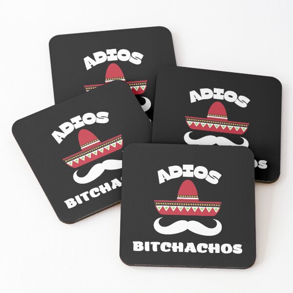 Item preview, Funny Mexican Spanglish Joke design - Adios Bitchachos designed and sold by LordAudes.