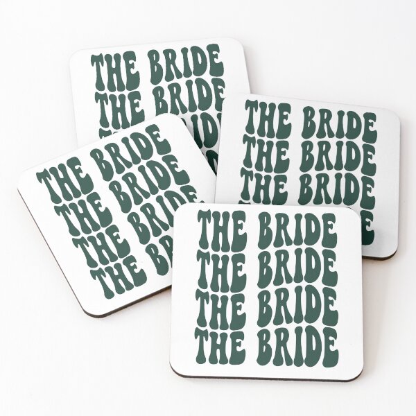 Item preview, The Bride Emerald Green Retro Graphic Bridal Party Gifts for Bachelorette Party designed and sold by mysticblvd.