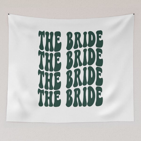 Item preview, The Bride Emerald Green Retro Graphic Bridal Party Gifts for Bachelorette Party designed and sold by mysticblvd.