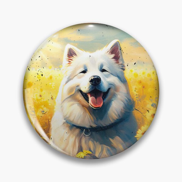 Aperçu de l'œuvre Alaskan Malamute Sunflower Painting Adorable Dog créée et vendue par rafaeltto.