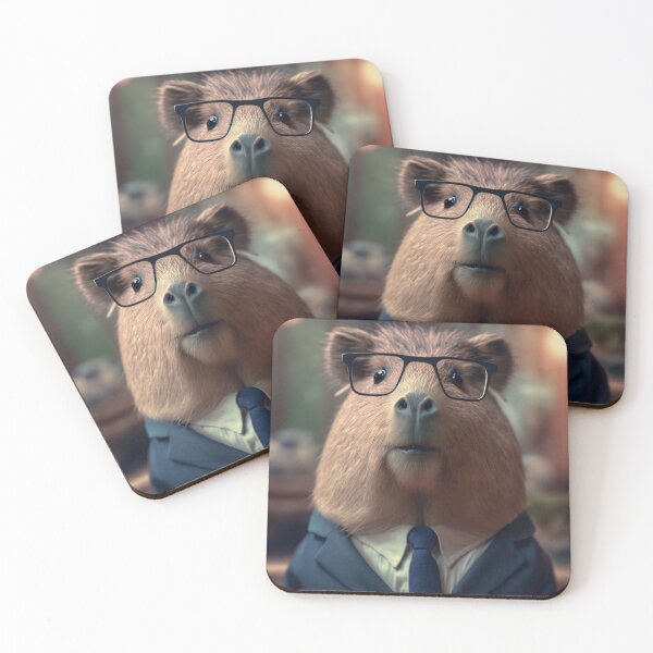 Item preview, Realistic Capybara Lawyer Photo Manipulation designed and sold by ToySenTrends.