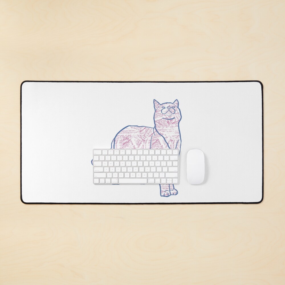 Item preview, Desk Mat designed and sold by AstonishedCatCo.