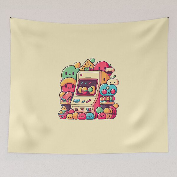 Item preview, Arcade Video Games Cute Retro Style 80s Gaming Machine designed and sold by ultra-cute.