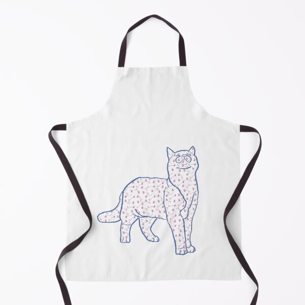 Item preview, Cat and Pattern - Little Bees - Astonished Cat Company - Great Gift for Cat Lovers designed and sold by AstonishedCatCo.