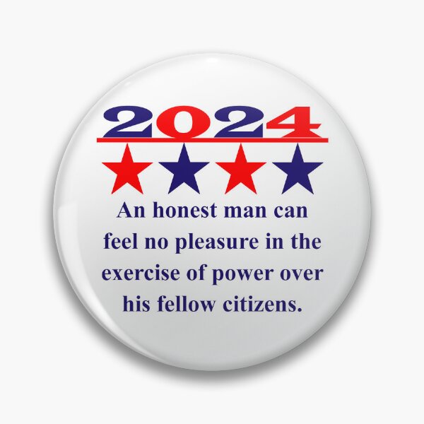 Item preview, An Honest Man Can Feel No Pleasure - Political Quote  designed and sold by CrankyOldDude.