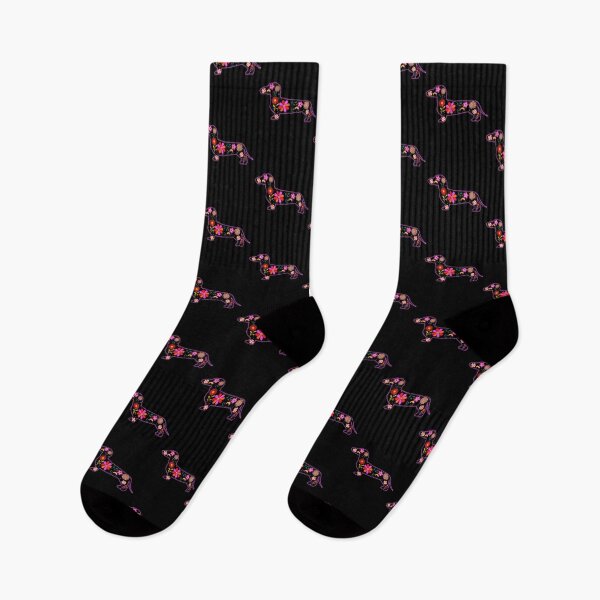 Item preview, dachshund flower dog lover design cute dachshund floral gift designed and sold by alaechamlal.