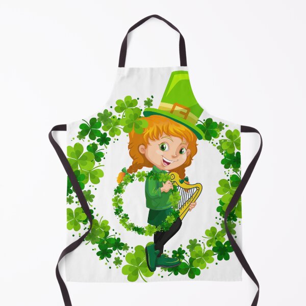 Item preview, Elf with a harp. St.Patrick 's Day designed and sold by CatCoconut-Art.