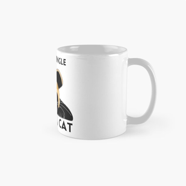 Aperçu de l'œuvre Chat noir mignon - Joke Single Cat - Noir créée et vendue par Christine Layne.