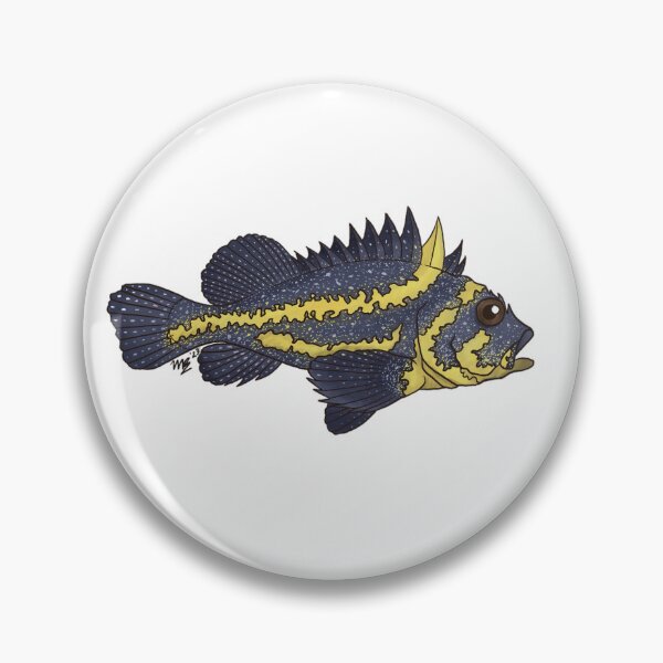 Item preview, China Rockfish - Sebastes nebulosus designed and sold by miasucksatart.