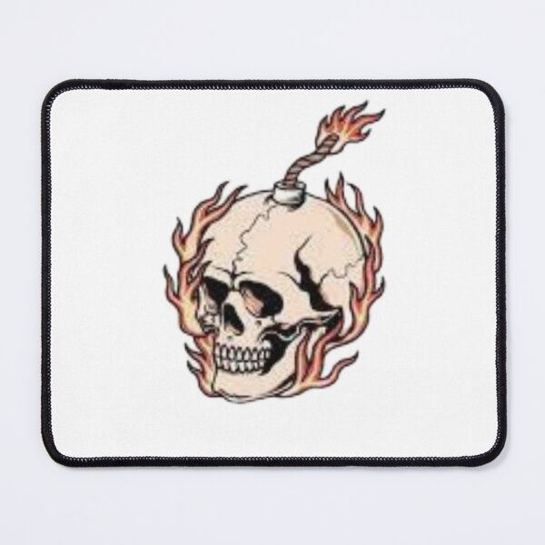 Item preview, Inflamed skull t-shirt designed and sold by BHSh.