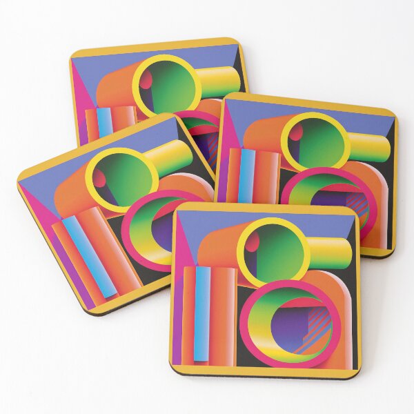 Item preview, Tubular Algorithms Memphis Style 90's Design designed and sold by Tanis-Tweedale.