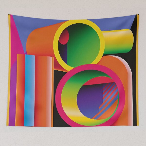 Item preview, Tubular Algorithms Memphis Style 90's Design designed and sold by Tanis-Tweedale.