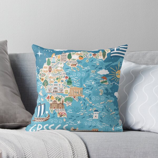 Item preview, Greece Tourist Map designed and sold by mattpanta.