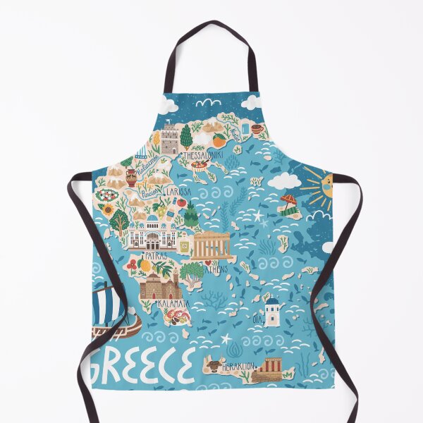 Item preview, Greece Tourist Map designed and sold by mattpanta.