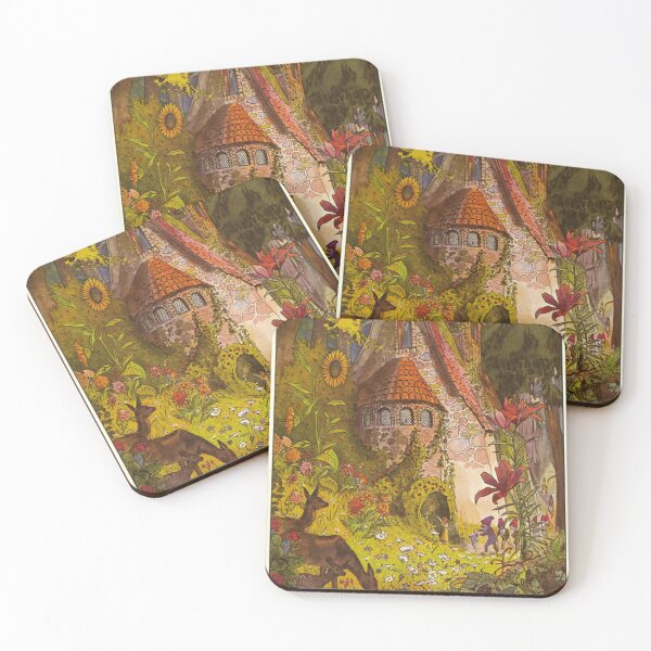 Item preview, Vintage Illustration The Castle Deep in The Forest  designed and sold by Deannaboh.