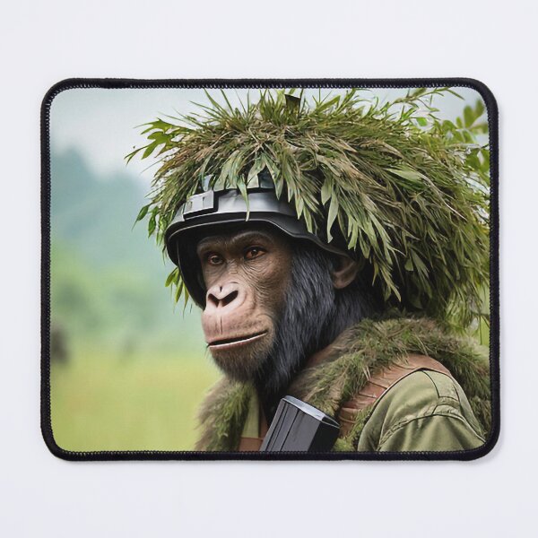 Item preview, Ape Pocalypse Now No.14 Ghillie Suit #1 designed and sold by LastHighwayTees.