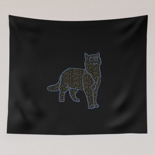 Item preview, Cat and Pattern - Stars in the sky - Astonished Cat Company - Great Gift for Cat Lovers designed and sold by AstonishedCatCo.