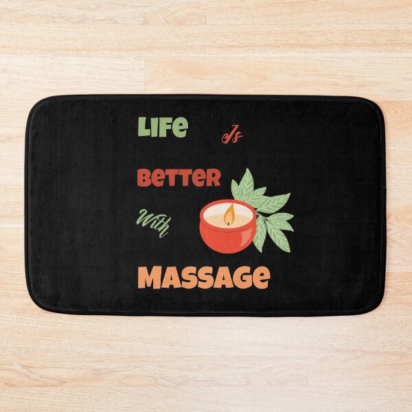 Item preview, Life Is Better With Massage designed and sold by Yourfavshop600.