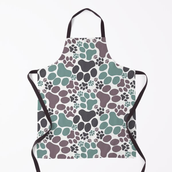 Item preview, Dog Paw Camo Seamless Pattern Green Brown Grey designed and sold by MoePark.