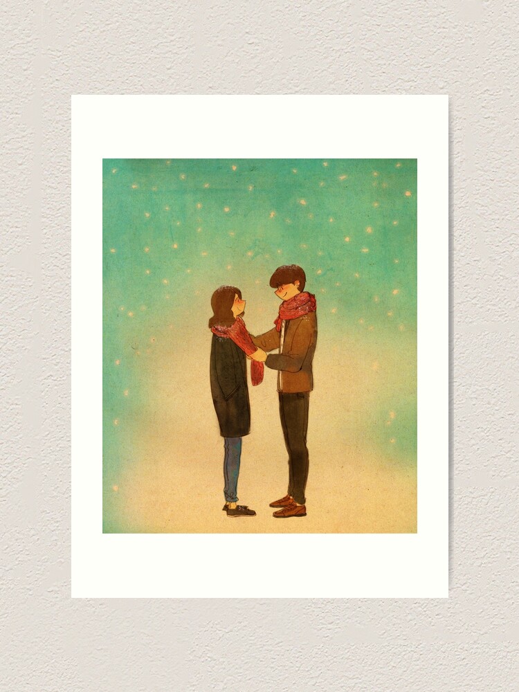 Alternate view of Warm muffler Art Print
