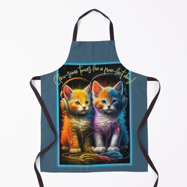 Item preview, Melodious kittens: Claw-some tunes for a purr-fect day designed and sold by MyPrintaDesigns.