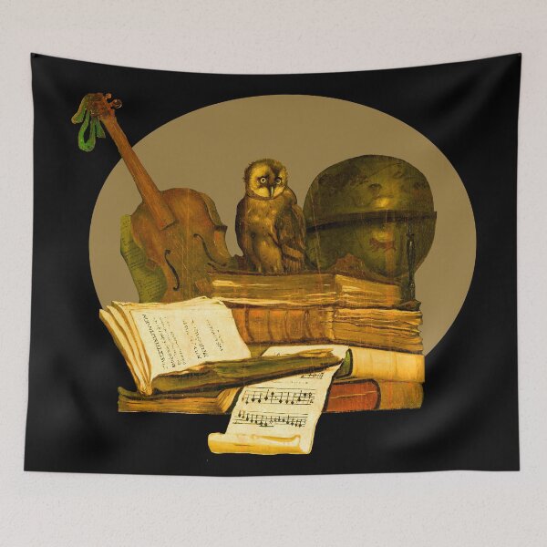 Item preview, Owl and cello designed and sold by Artbellachi.