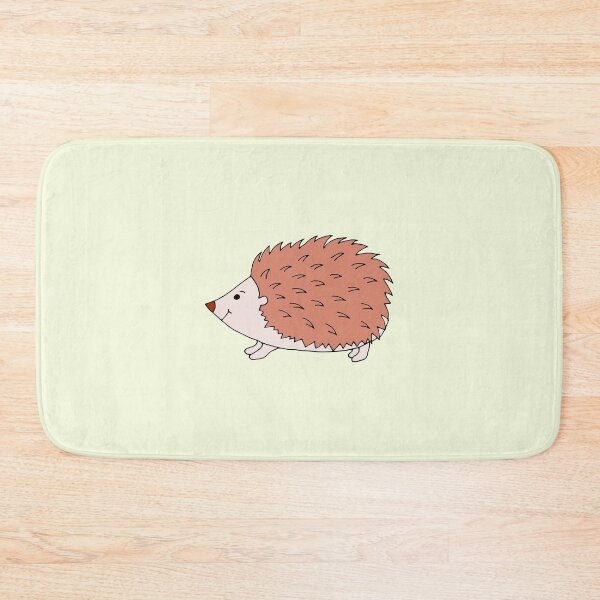 Item preview, Punk hedgehog in happy mode on pale lemon yellow designed and sold by FrancesPoff.