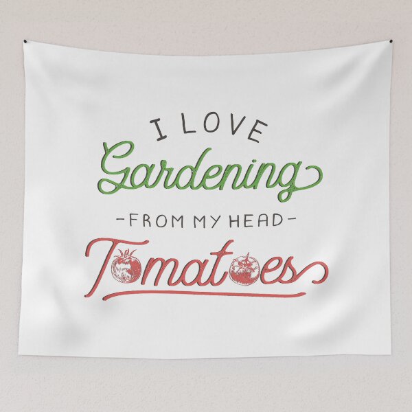Item preview, I Love Gardening from my Head Tomatoes - OTRBG(Non-Profit) designed and sold by OTRBGStore.