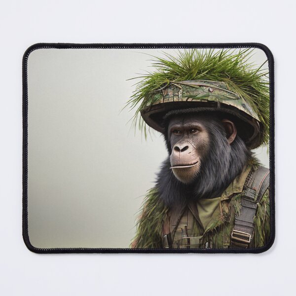 Item preview, Ape Pocalypse Now No.15 Ghillie Suit #2 designed and sold by LastHighwayTees.