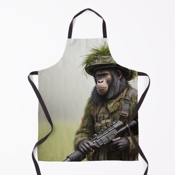 Item preview, Ape Pocalypse Now No.15 Ghillie Suit #2 designed and sold by LastHighwayTees.