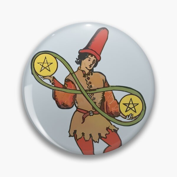 Item preview, Two of Pentacles designed and sold by PyroPlumis.