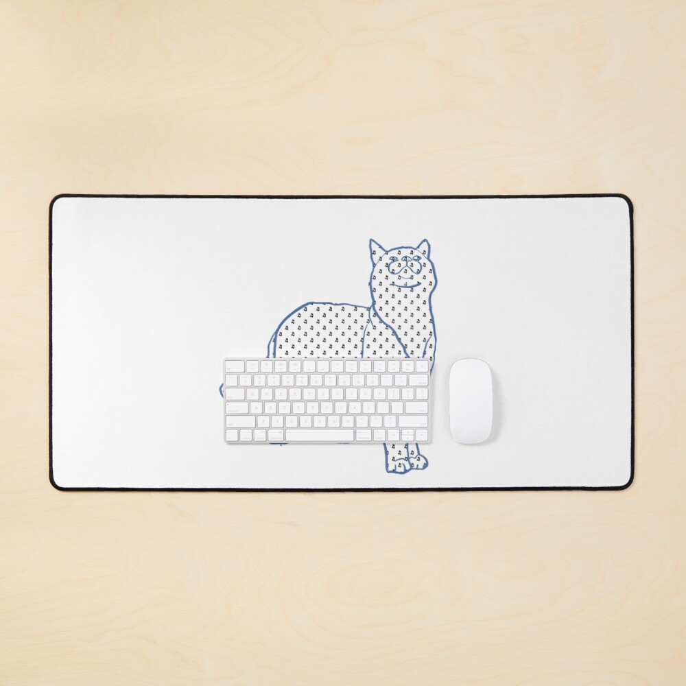 Item preview, Desk Mat designed and sold by AstonishedCatCo.