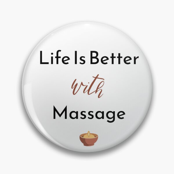 Artikelvorschau, Das Leben ist besser mit Massage entworfen und verkauft von Yourfavshop600.