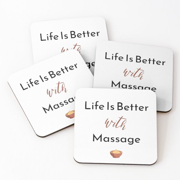 Artikelvorschau, Das Leben ist besser mit Massage entworfen und verkauft von Yourfavshop600.
