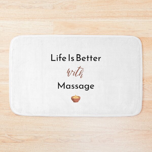Item preview, Life Is Better With Massage designed and sold by Yourfavshop600.