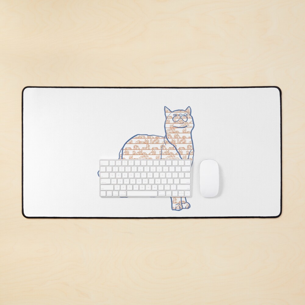 Item preview, Desk Mat designed and sold by AstonishedCatCo.