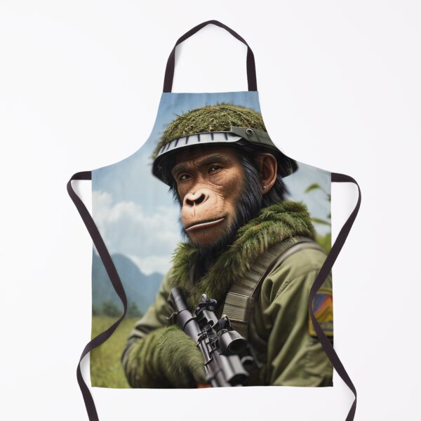 Item preview, Ape Pocalypse Now No.16 Ghillie Suit #3 designed and sold by LastHighwayTees.