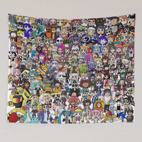 Item preview, Fandoms Unite 241 character collage designed and sold by Lord-Jabu.