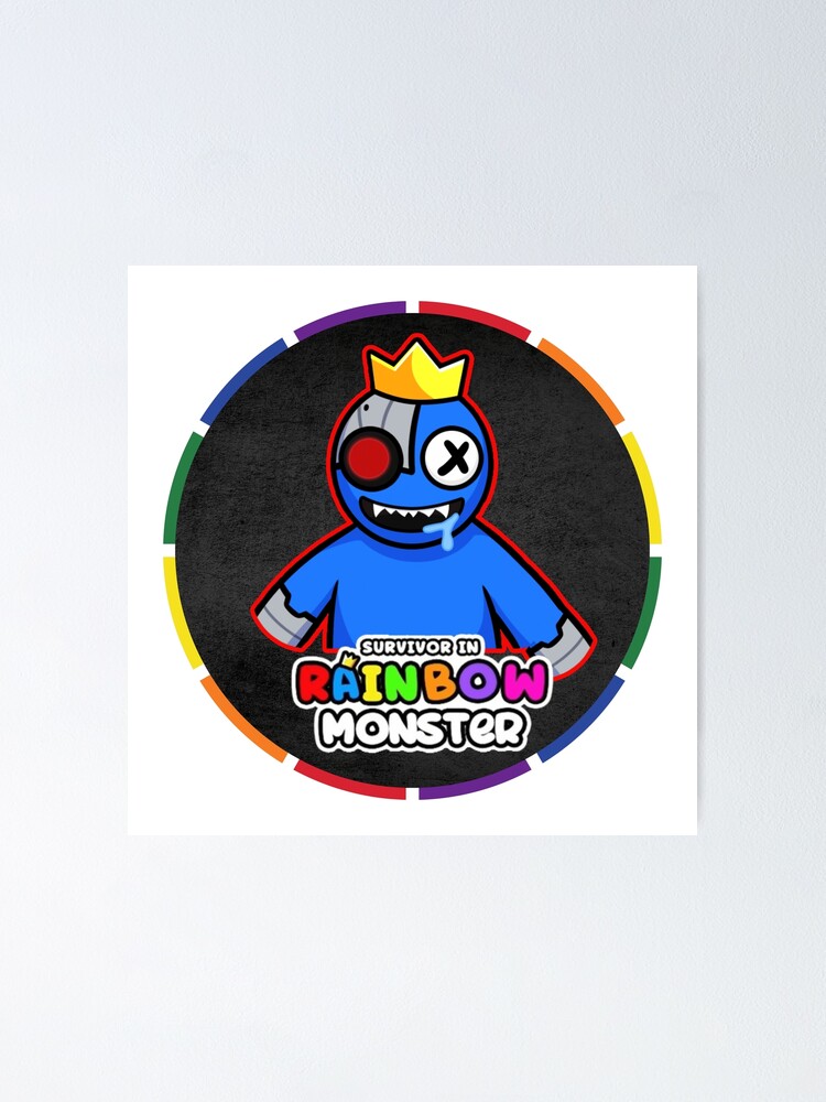 Blue Rainbow Friends. Blue Roblox Rainbow Friends Characters, roblox, video  game. Halloween Poster for Sale by Mycutedesings-1