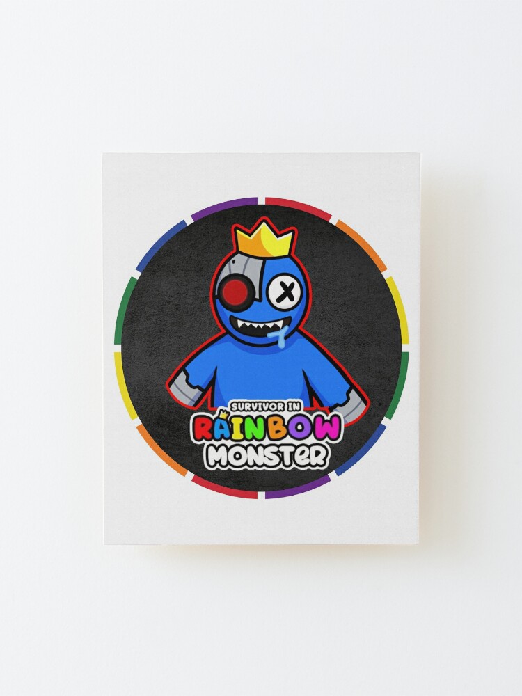 BLUE FACE Rainbow Friends. Blue Roblox Rainbow Friends Characters, roblox,  video game. Halloween Photographic Print for Sale by Mycutedesings-1