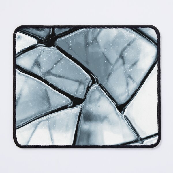 Item preview, Coloured glass close up photo design in blue designed and sold by WorldOfWendyArt.