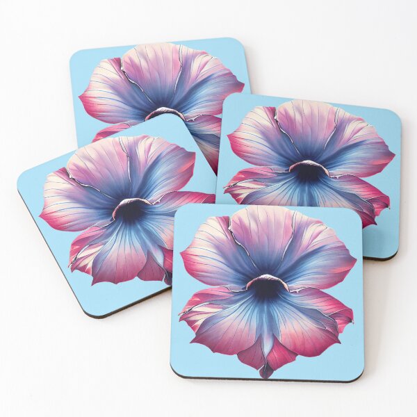 Item preview, Pink and Blue Morning Glory designed and sold by A-Artistries.