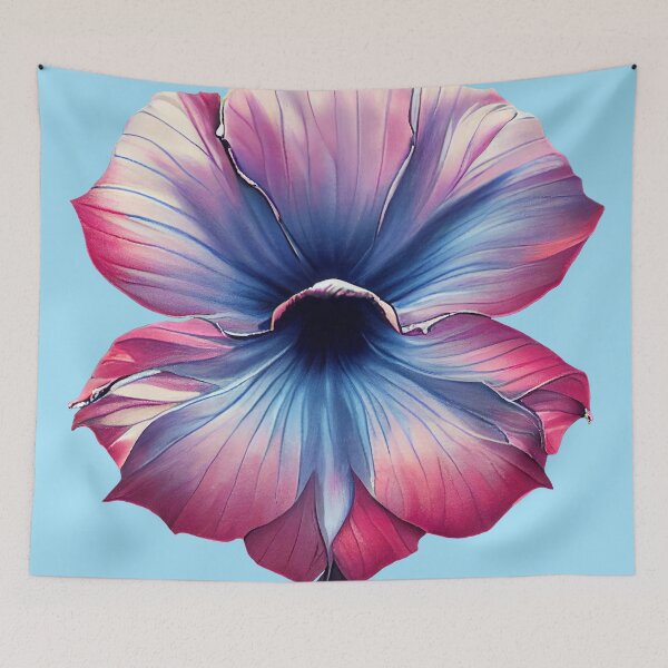 Item preview, Pink and Blue Morning Glory designed and sold by A-Artistries.