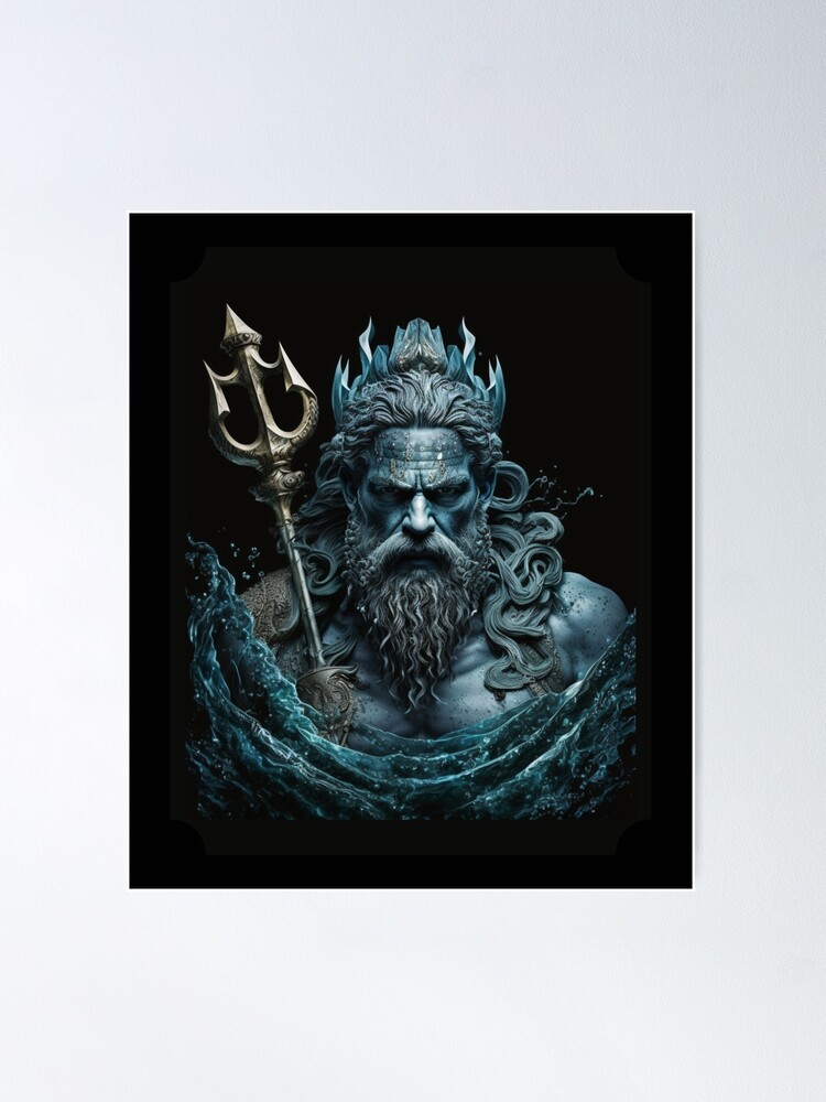 Poseidon | Sirenas y tritones, Dioses antiguos, Ilustraciones mitología  griega