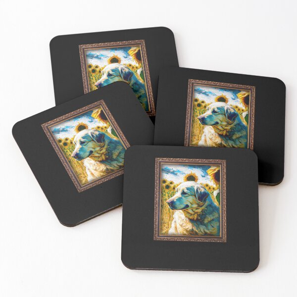 Item preview, Anatolian Shepherd Sunflower Painting Adorable Dog designed and sold by rafaeltto.