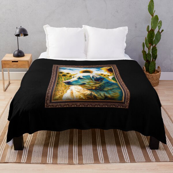 Item preview, Anatolian Shepherd Sunflower Painting Adorable Dog designed and sold by rafaeltto.