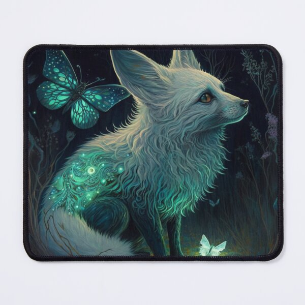 Item preview, Bioluminescent Fox designed and sold by Solace Sparkles.