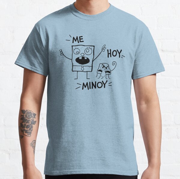 SpongeBob SquarePants Me Hoy Minoy Outline Sketch Classic T-Shirt