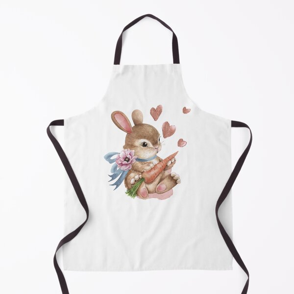 Item preview, Cute Bunny and Hearts designed and sold by HappyLifeCreate.